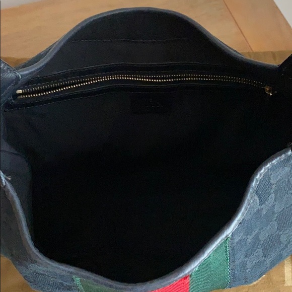 * Not for sale* Gucci Jackie O Black Canvas Hobo - Picture 5 of 8